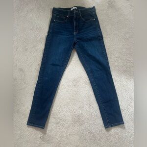 Loft High Rise Skinny Blue Jeans Regular length